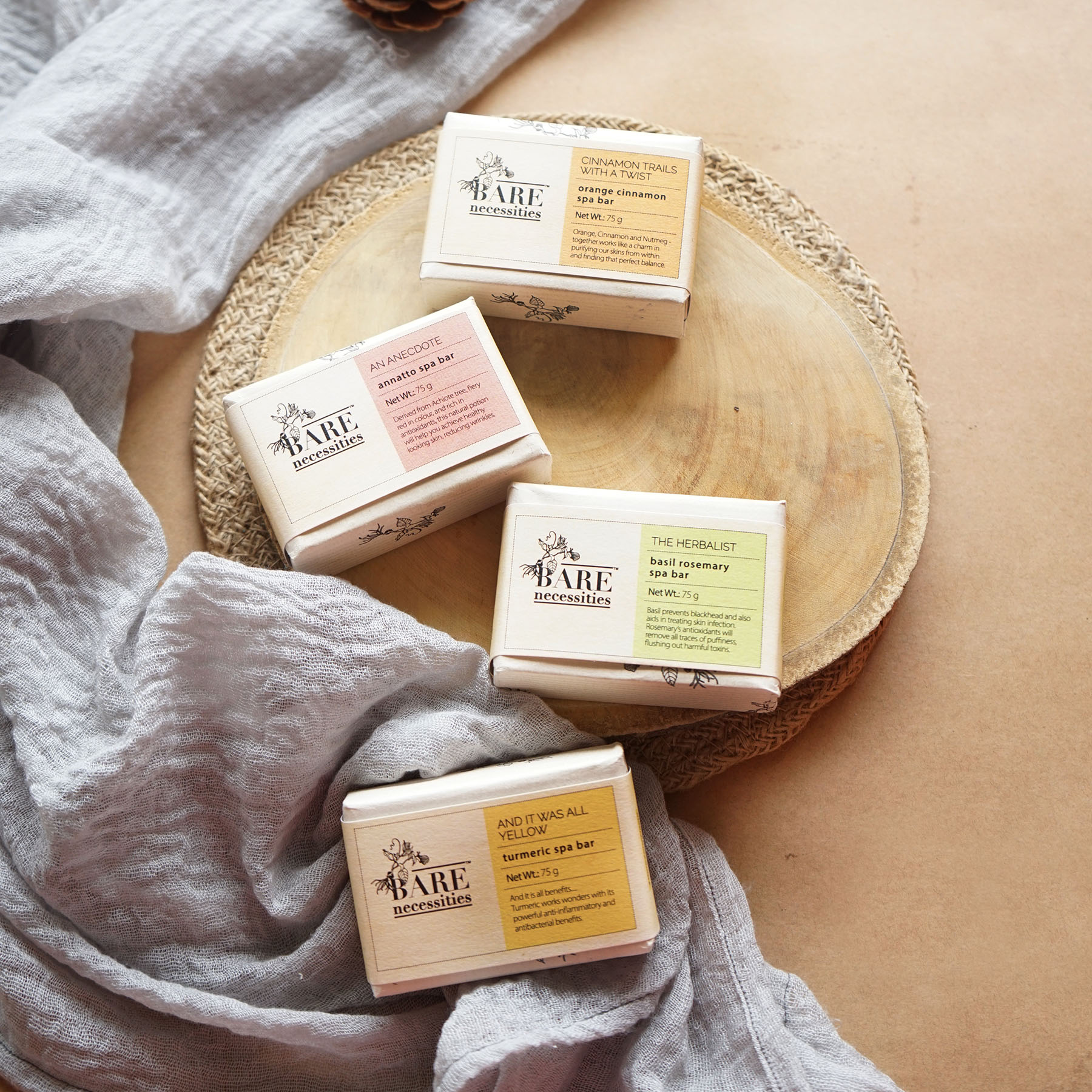 Pack of 4 Small Spa Bars