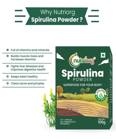 Nutriorg Spirulina Powder 100g
