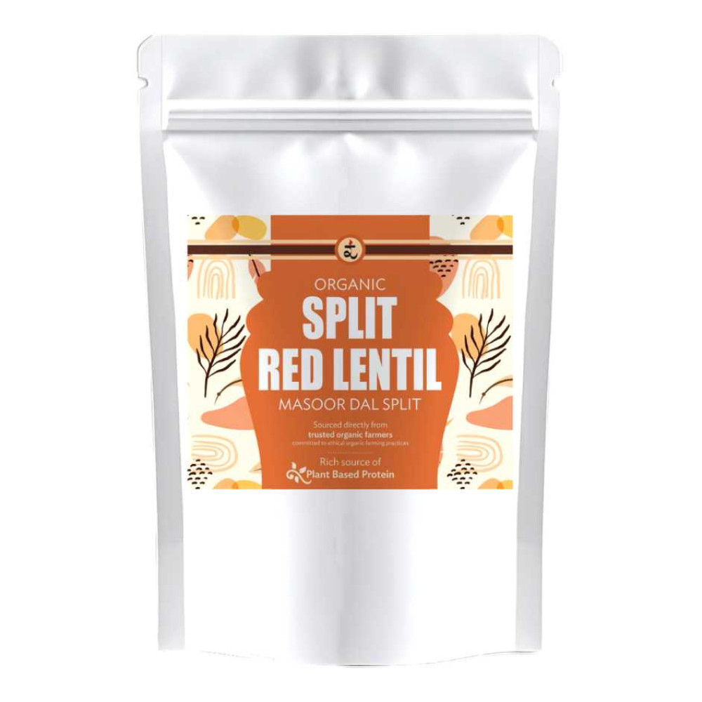 Organic Masoor Dal Split Dal 1kg