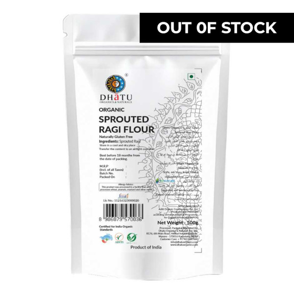Image of Organic Sprouted Ragi Flour 500g