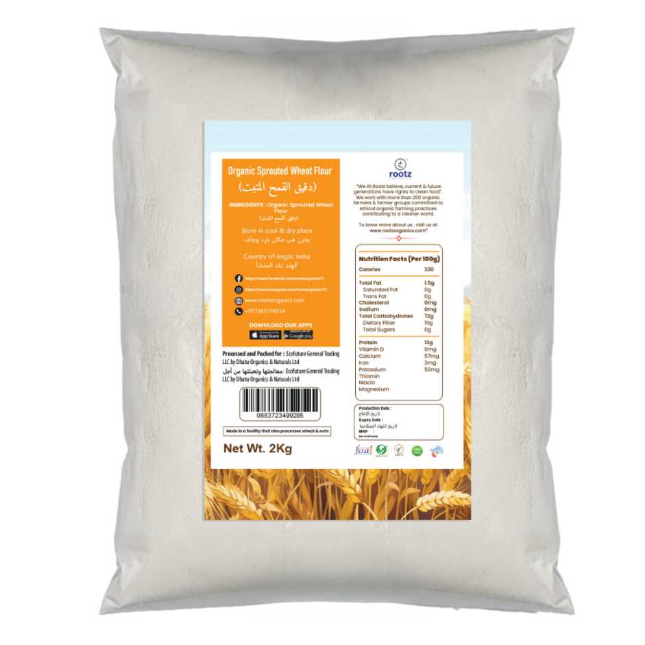 Organic Sprouted Wheat Flour (2kg)
