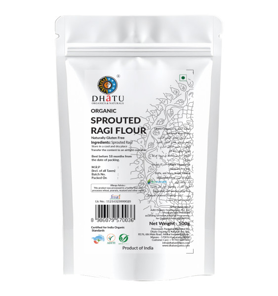 Image of Organic Sprouted Ragi Flour 500g