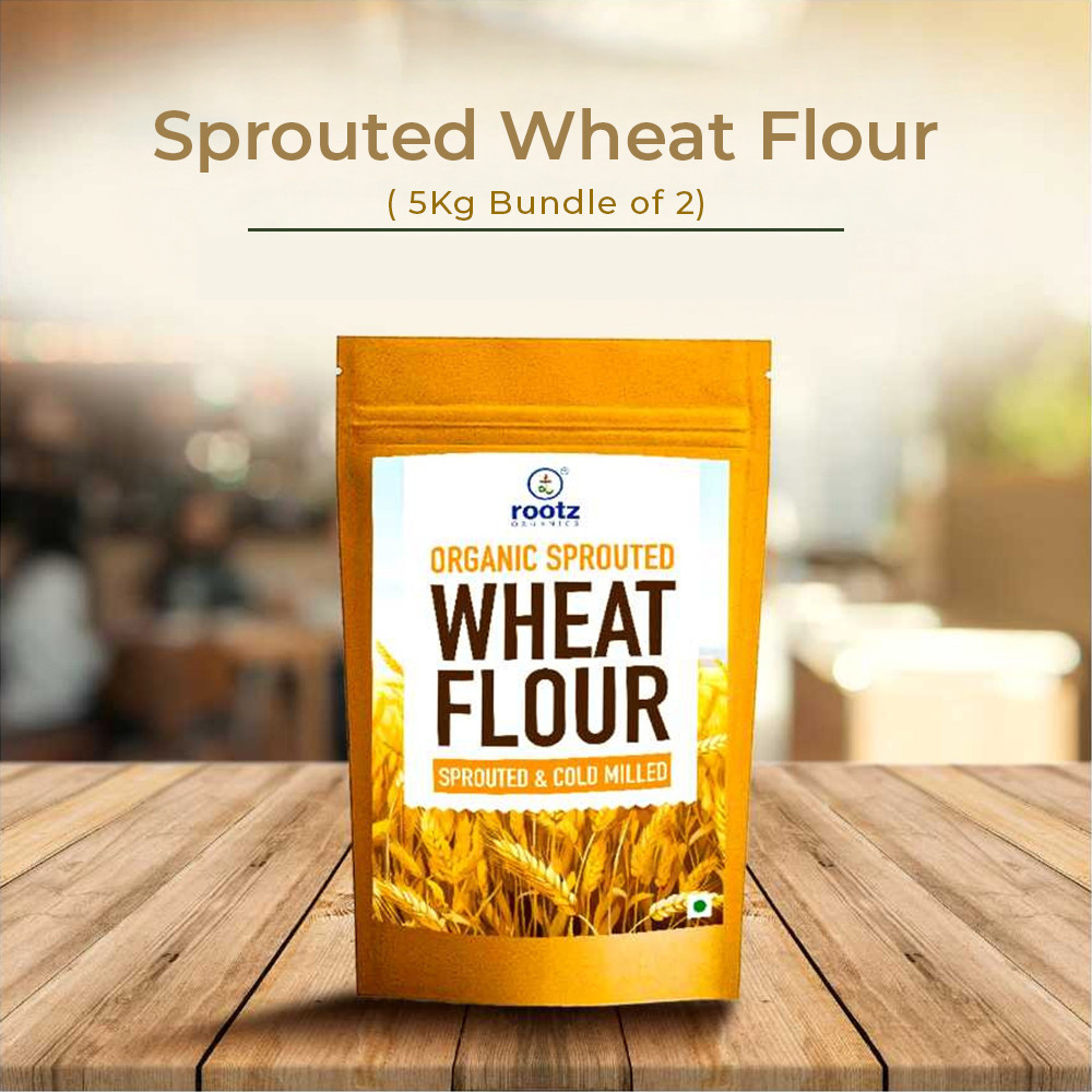Organic Sprouted Wheat Flour 5kg ( bundle of 2)