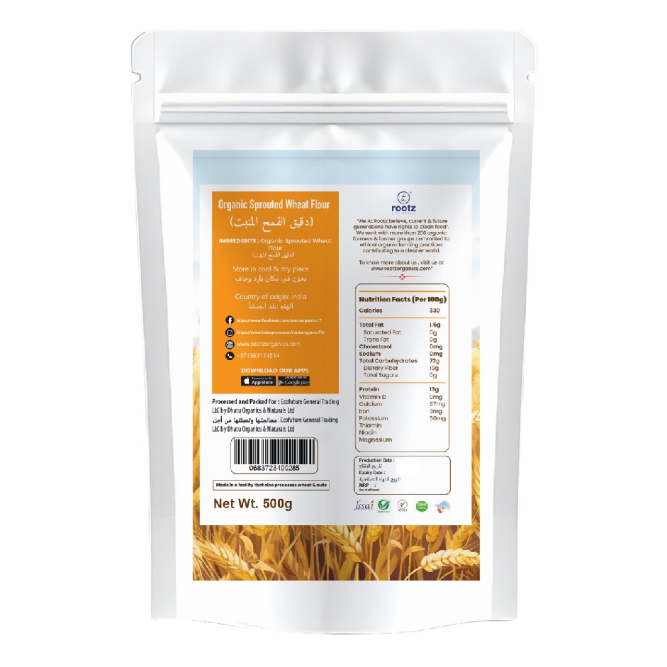 Organic Sprouted Wheat Flour 500g