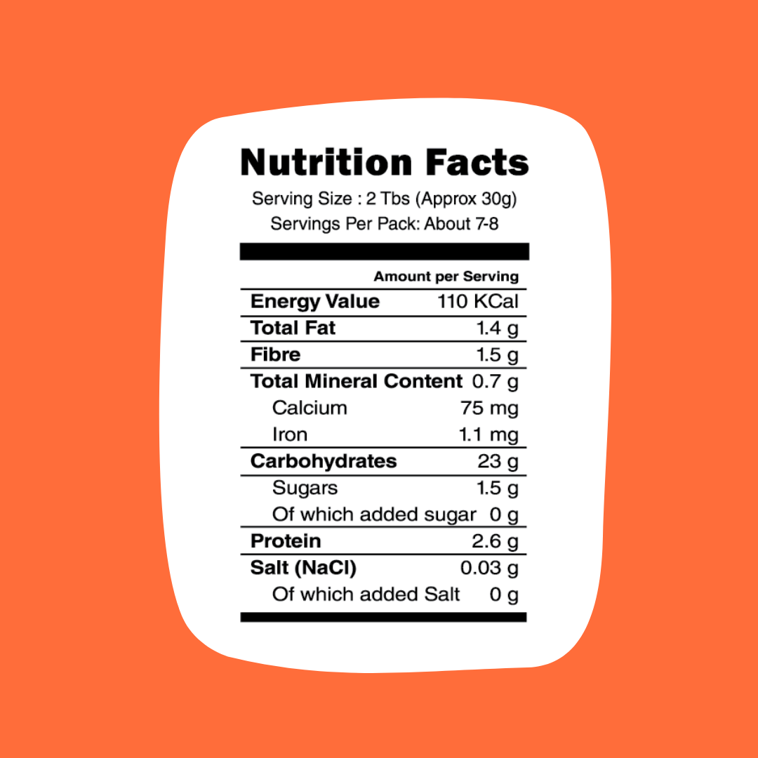 Early Foods - Sprouted Ragi, Almond & Date Porridge Mix 200g