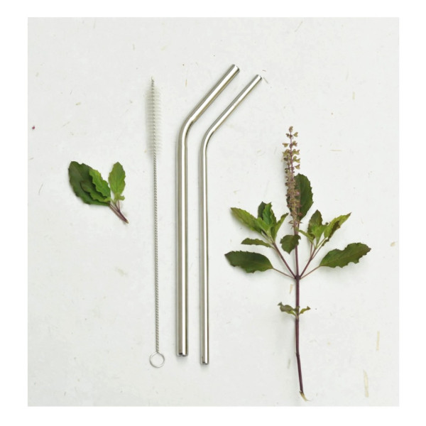 Image of Stainless Steel Straws/ Chunky &amp; Bent / Steel