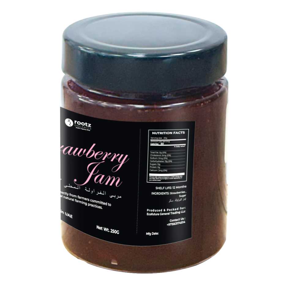 Premium Strawberry Jam 250g – Natural Fruit Spread for Bread, Pancakes & Desserts