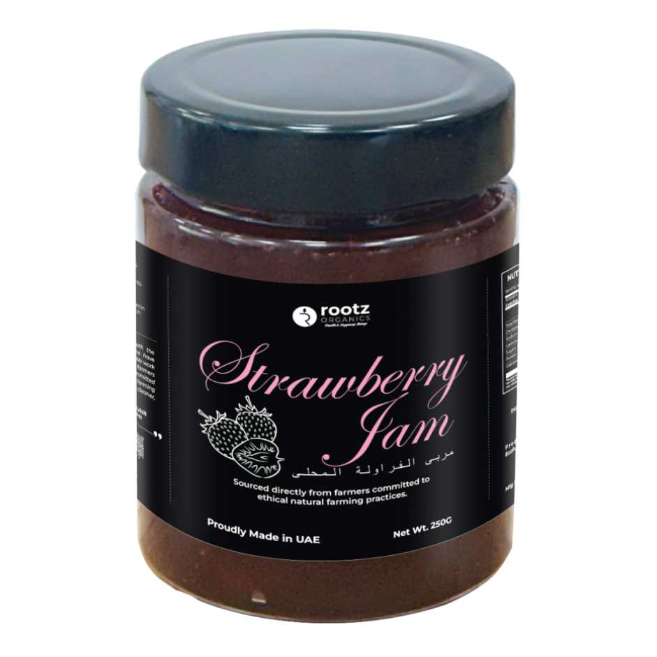 Premium Strawberry Jam 250g – Natural Fruit Spread for Bread, Pancakes & Desserts
