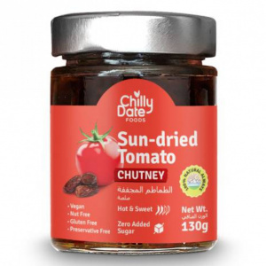 Image of Sun-Dried Tomato Chutney Sweetened with Dates - 130g