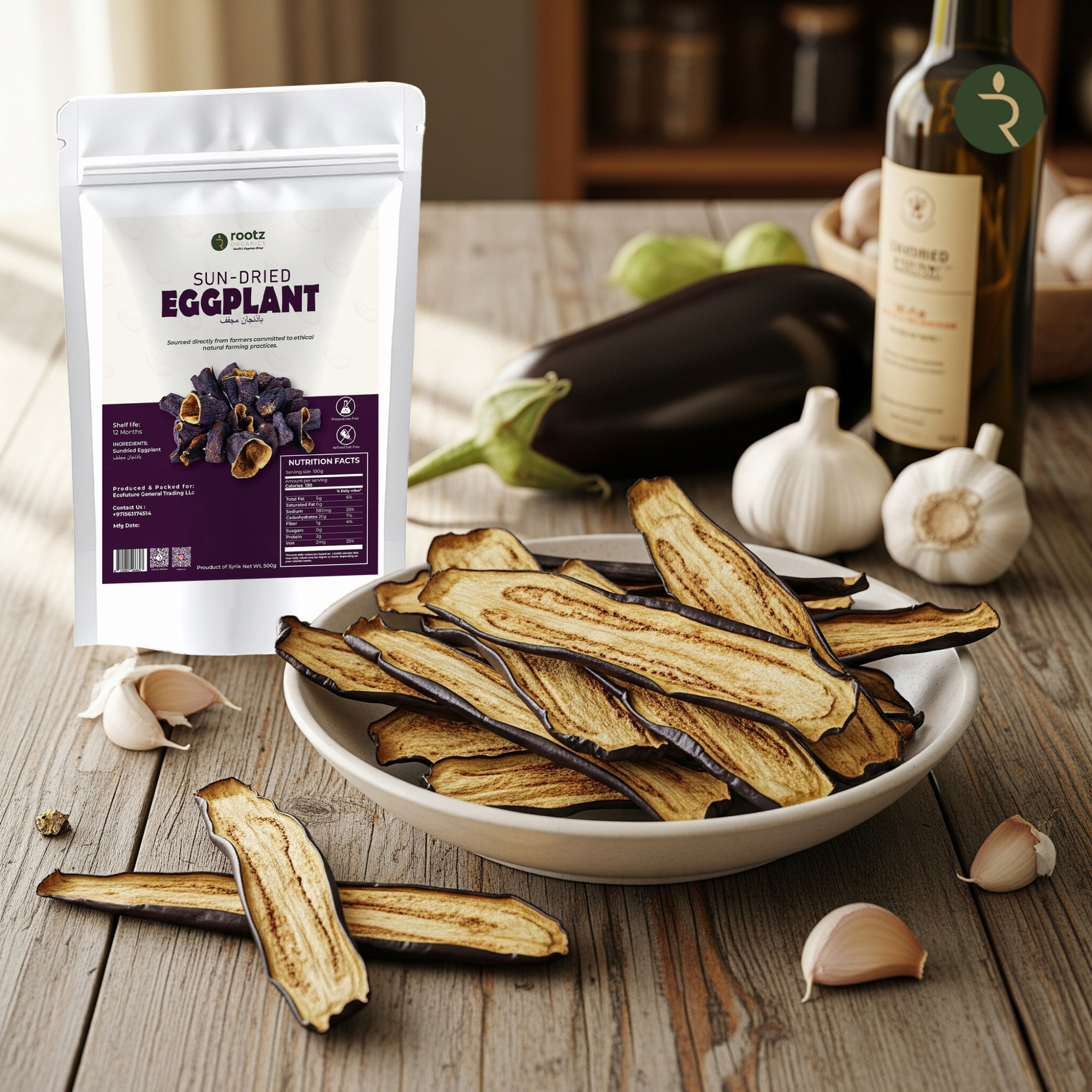 Premium Sundried Eggplant – Authentic Middle Eastern Ingredient UAE