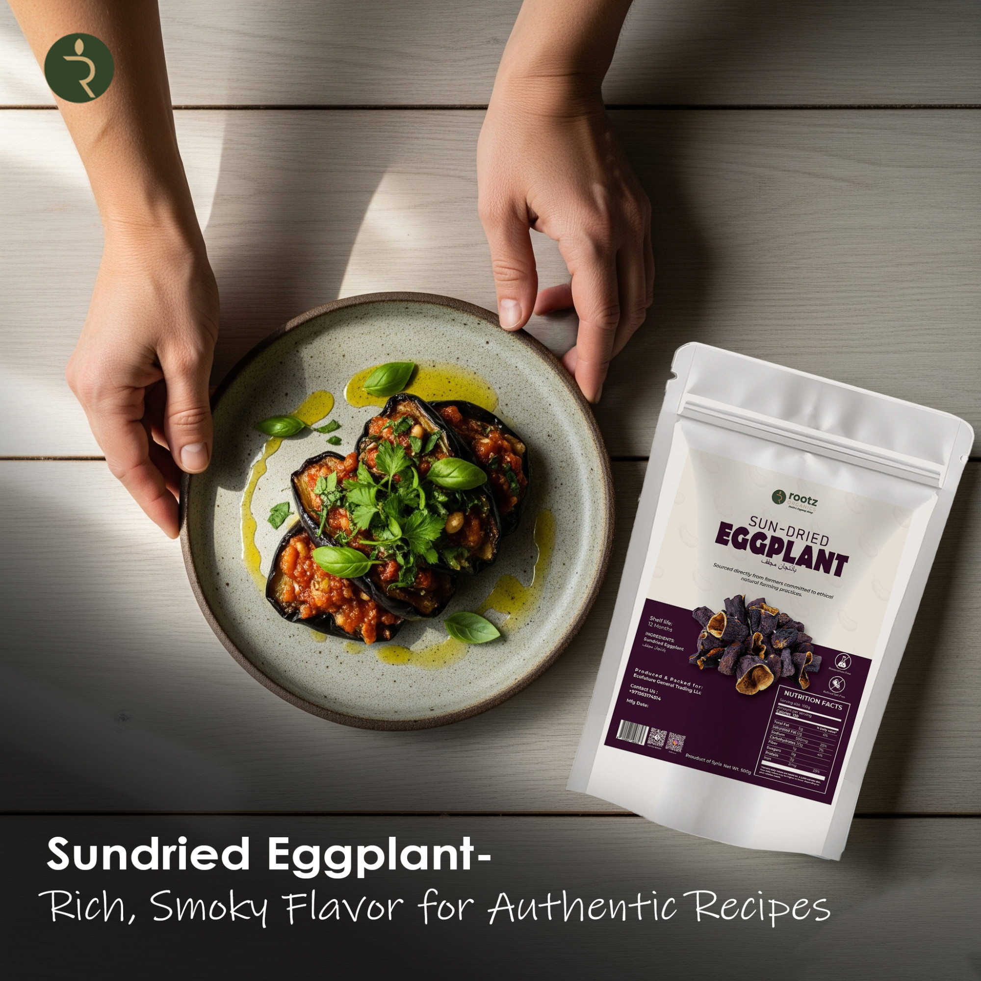 Premium Sundried Eggplant – Authentic Middle Eastern Ingredient UAE