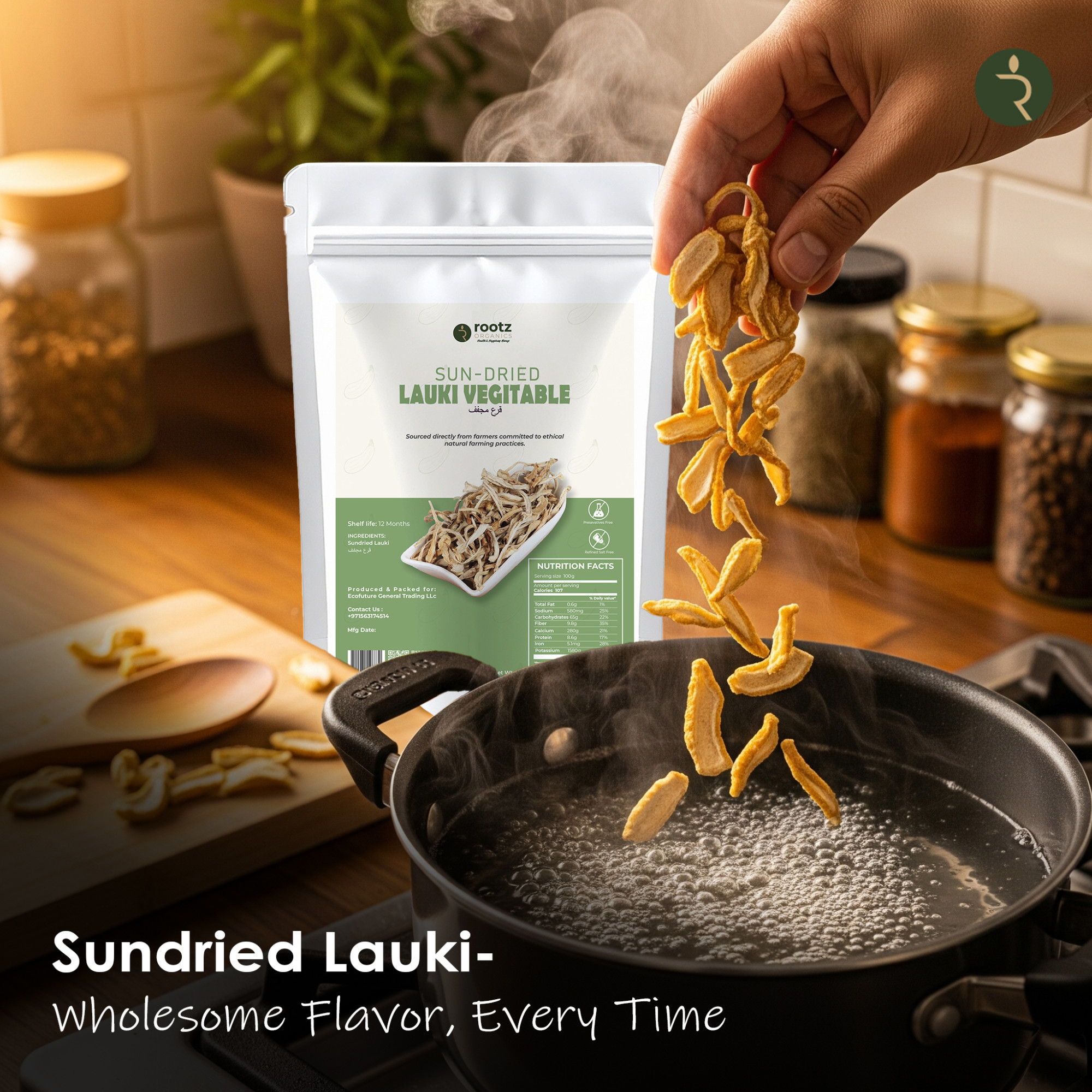 Premium Sundried Lauki (Bottle Gourd) – Natural Dried Vegetable UAE