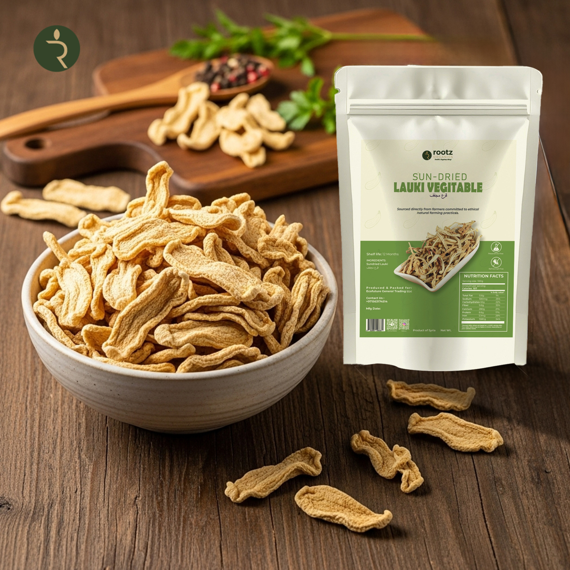 Premium Sundried Lauki (Bottle Gourd) – Natural Dried Vegetable UAE