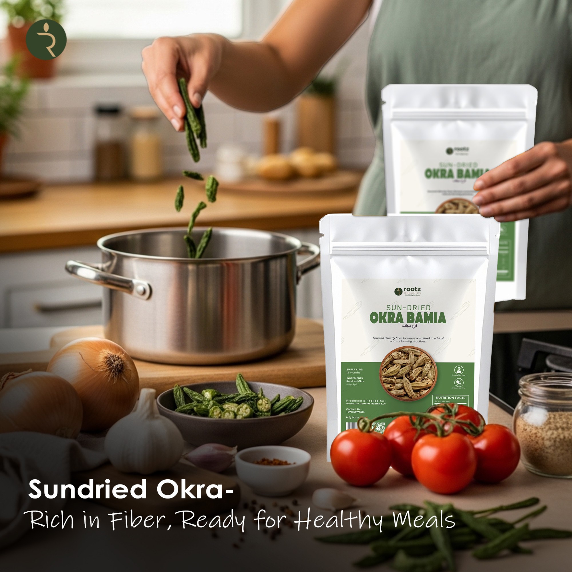 Sundried Okra – Premium Bamia 250g | بامية مجففة سورية