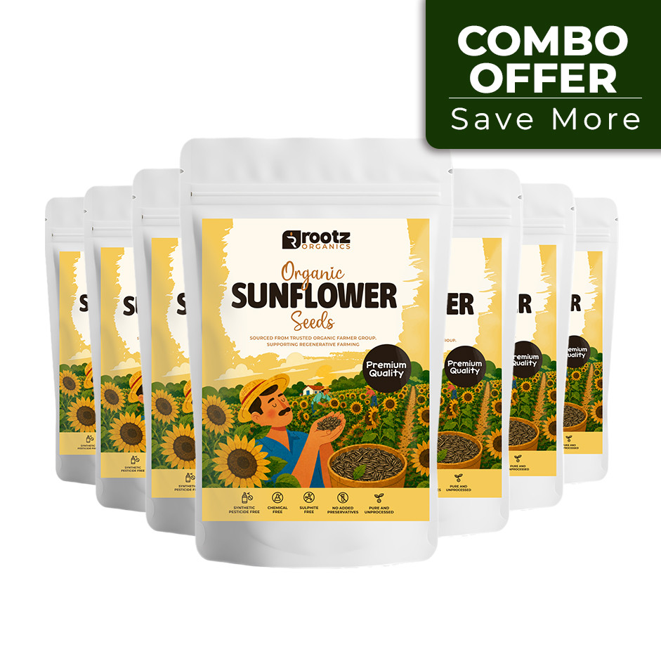 2Kg Organic Sunflower Seeds