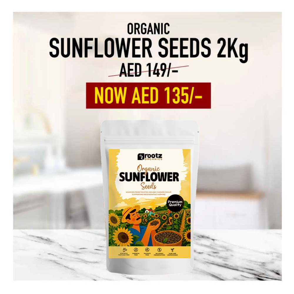 2Kg Organic Sunflower Seeds