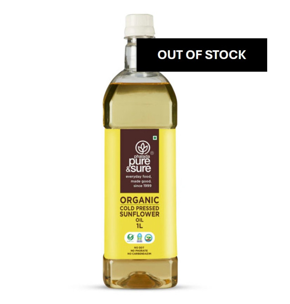 PURE&SURE - Organic Sunflower Oil 1 L