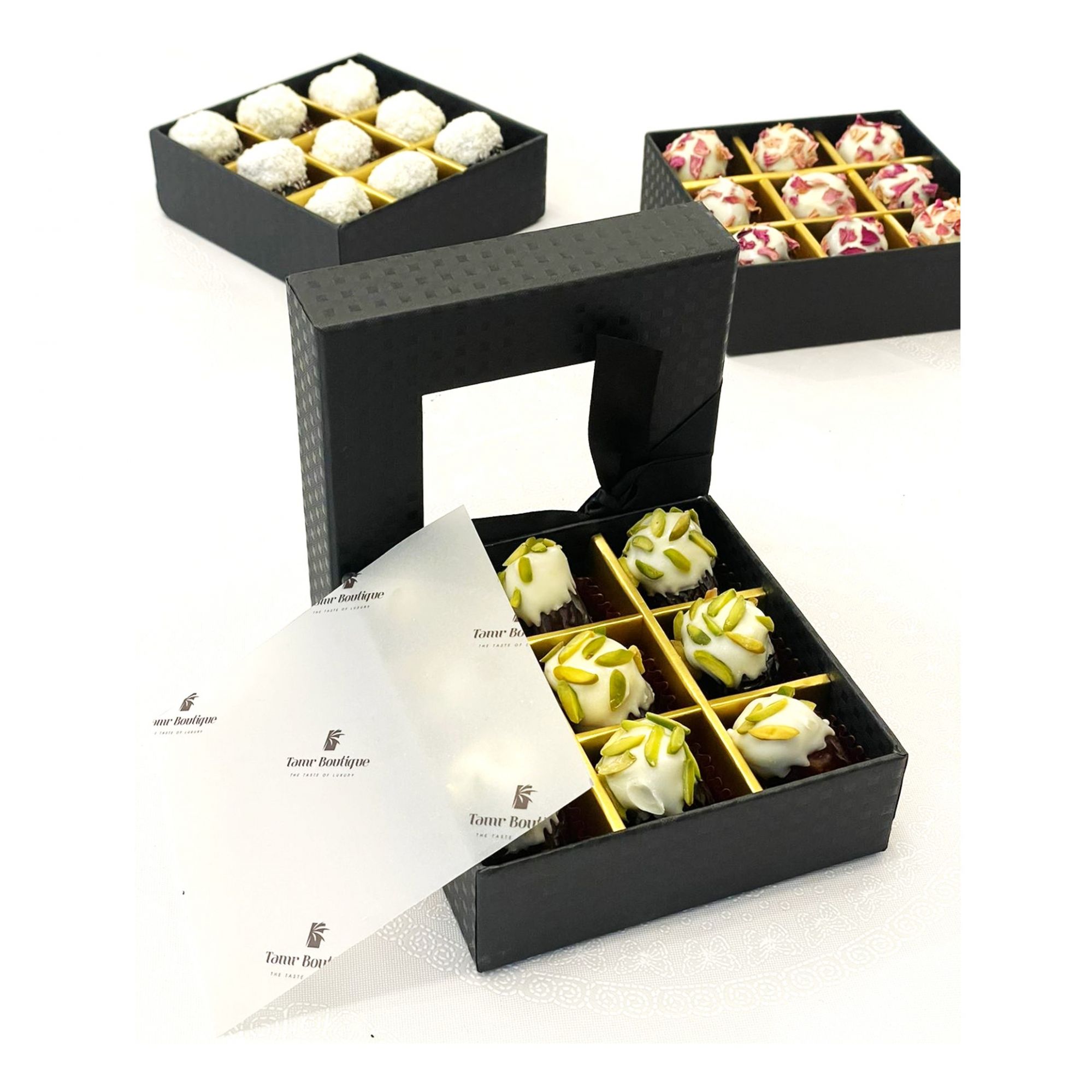 Travel Gift Box - Premium Dates Chocolates By Rootz (Box of 9)
