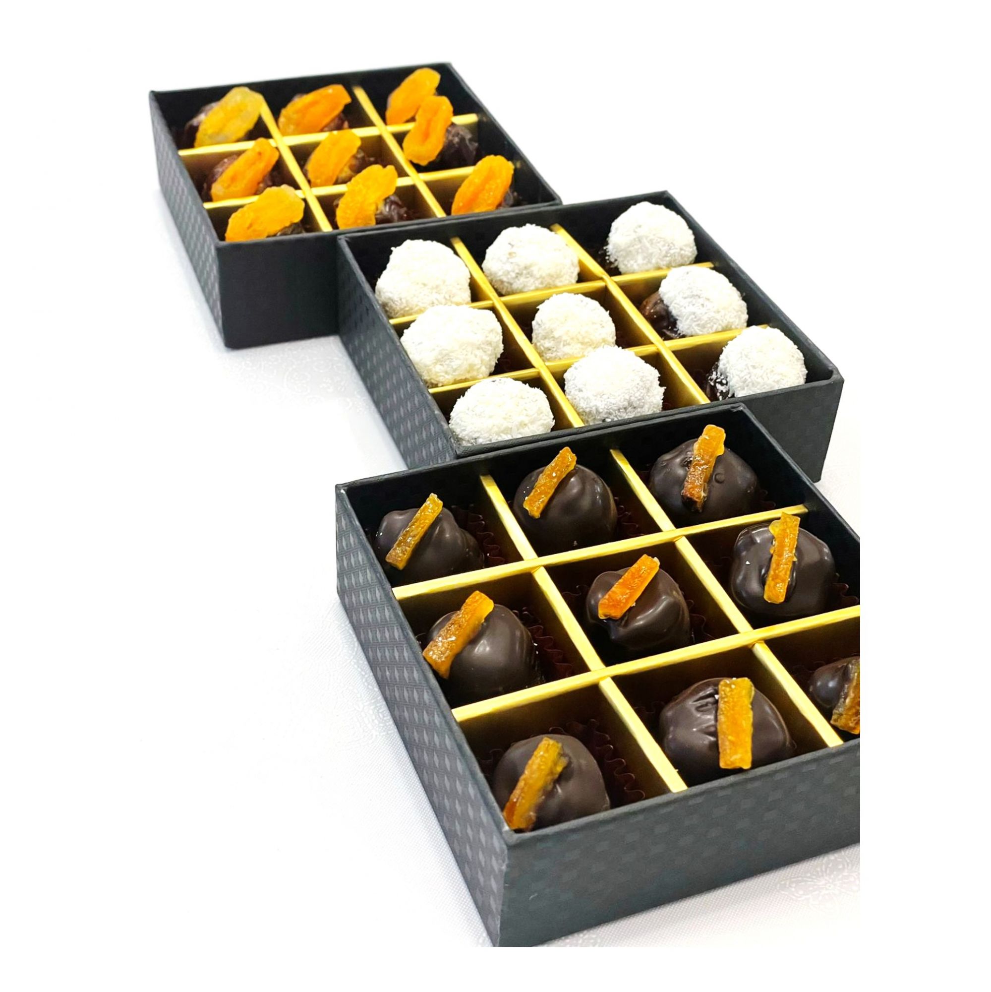 Travel Gift Box - Premium Dates Chocolates By Rootz (Box of 9)