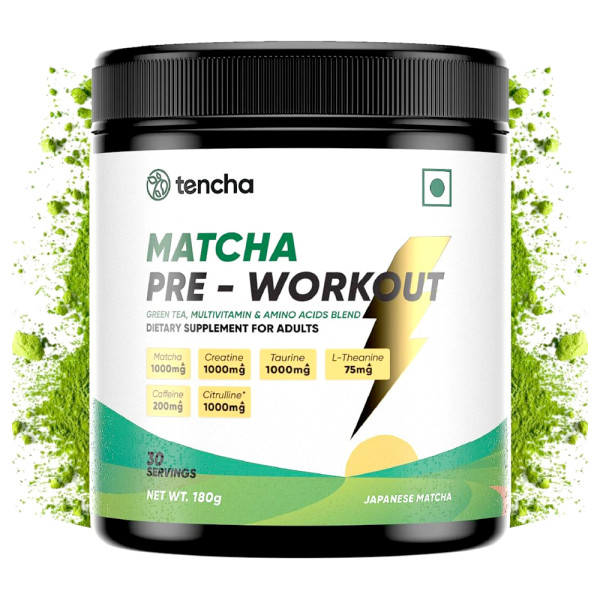 Image of Tencha Matcha Pre-Workout Dietary Supplements For Adult, 180g