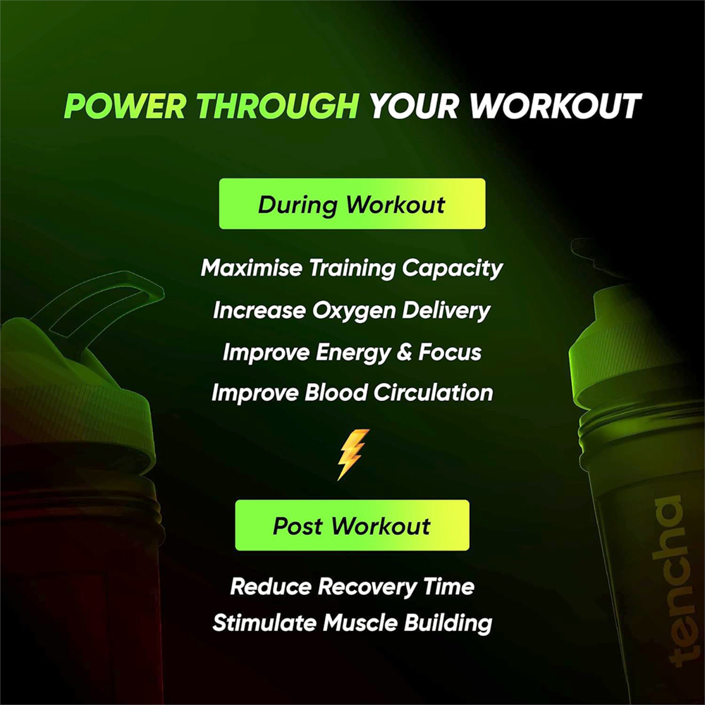 Tencha Matcha Pre-Workout Dietary Supplements For Adult, 180g