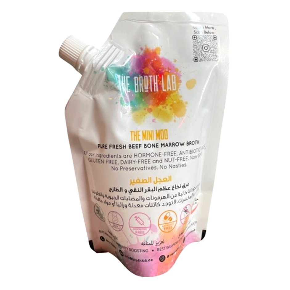 The Mini Moo ( Beef bone Broth for Toddlers and Babies - weaning food) 250ml