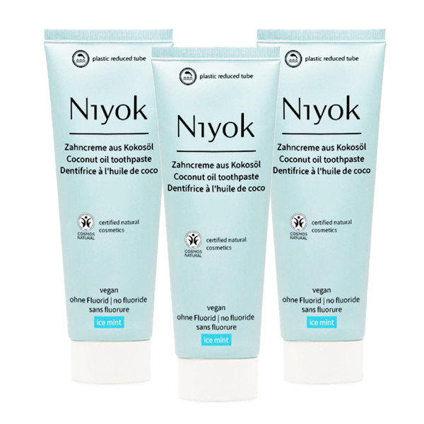 Image of Toothpaste Coconut Oil - Ice Mint 3 x 75ml ( Pack of 3)