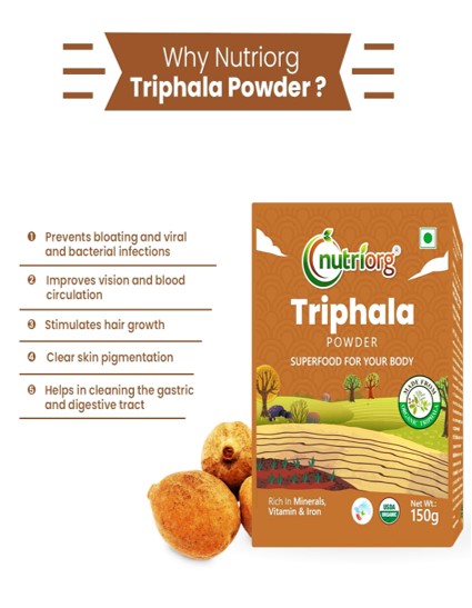 Nutriorg Triphala Powder 150g
