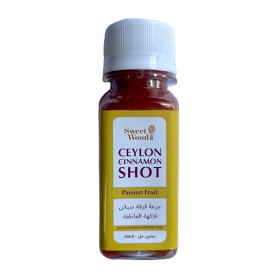 True Cinnamon Shot – Passion Fruit – 60ml Pack of 4