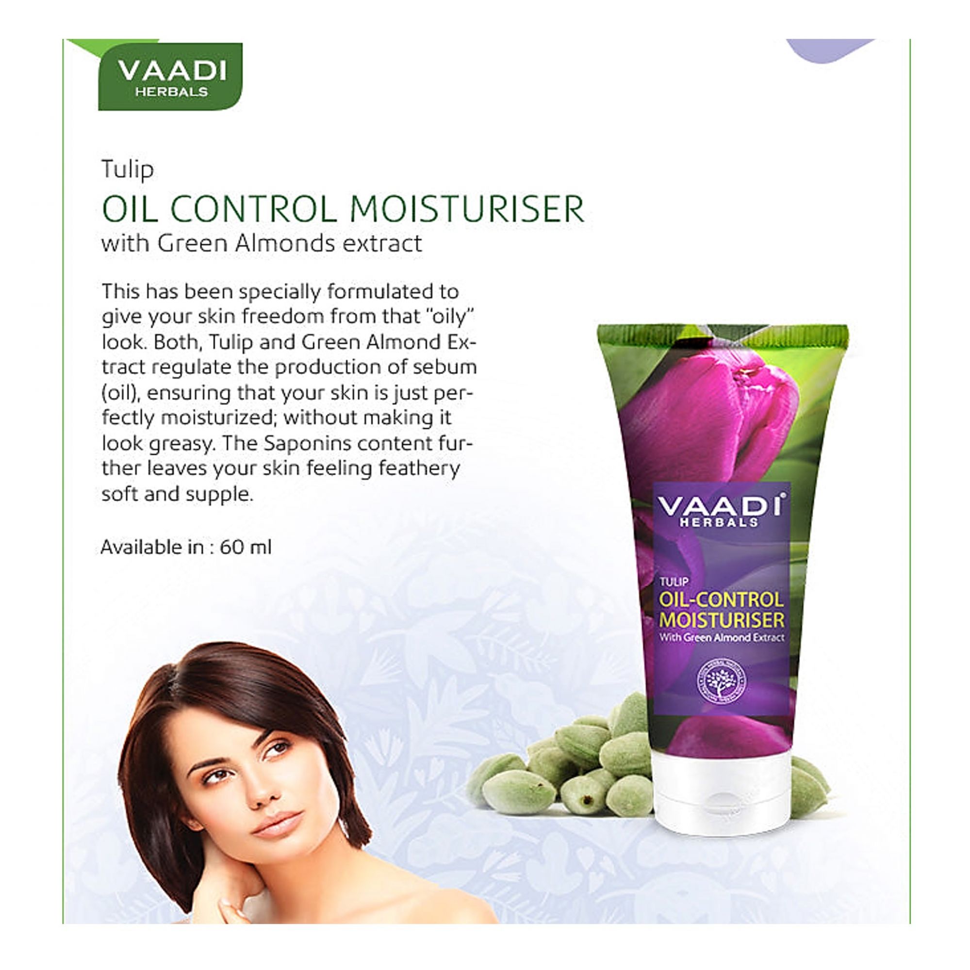 Tulip Oil-Control Moisturiser 60ml