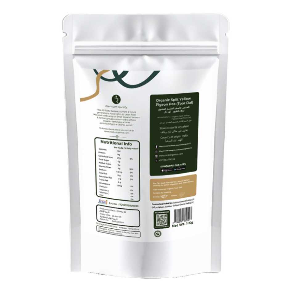 Organic Tur Dal 1kg
