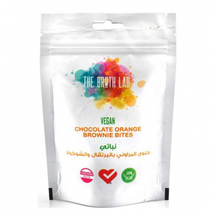 Image of Vegan Chocolate Orange Zest Brownie Bites 50grm