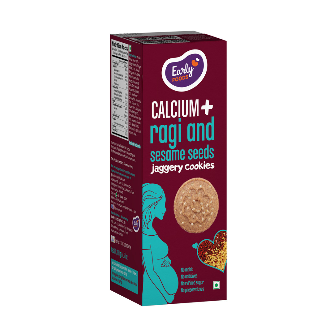 Early Foods-Ragi & Sesame Jaggery Cookies 130g