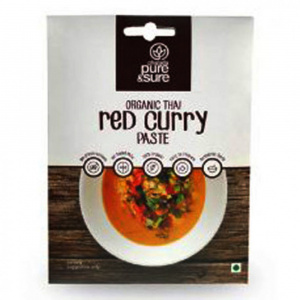 Image of Organic Thai red curry paste-50g