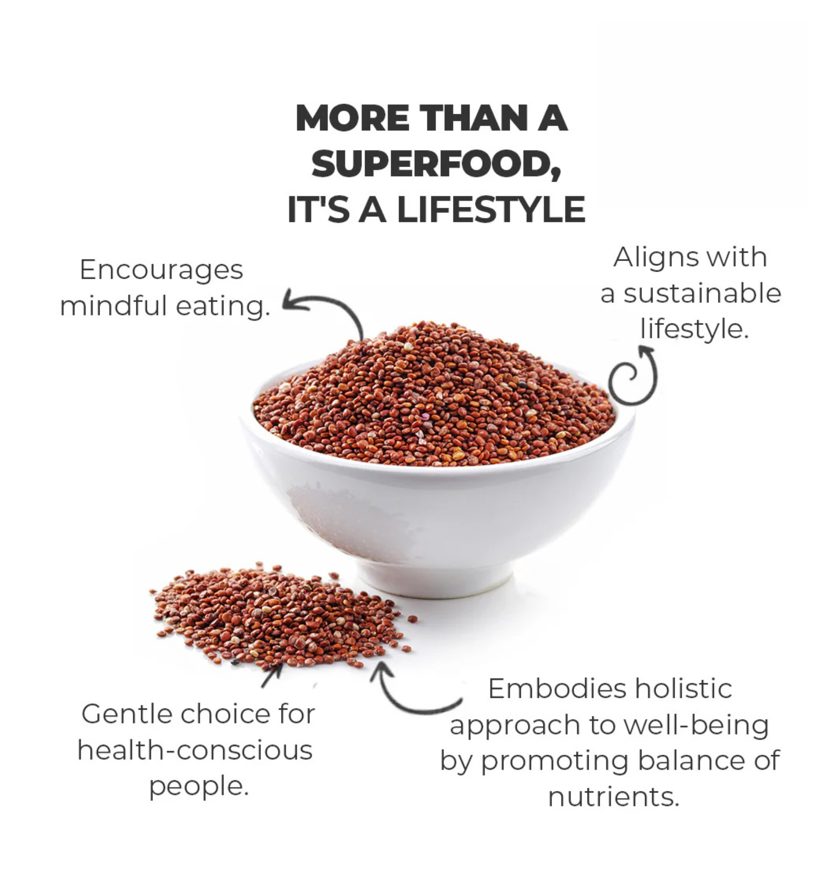 ORGANIC QUINOA RED SOUL-1KG