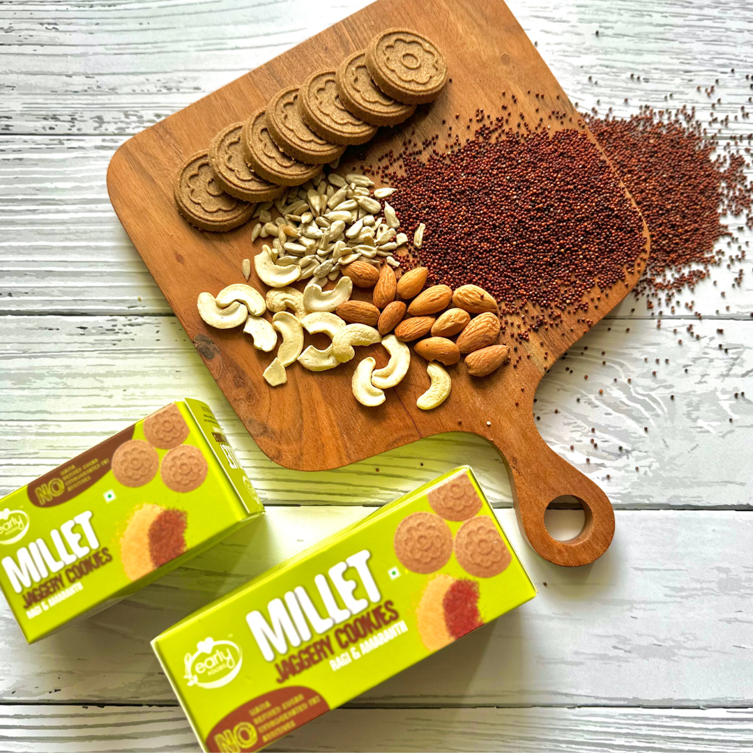 Early Foods--Ragi & Amaranth Jaggery Cookies 130g