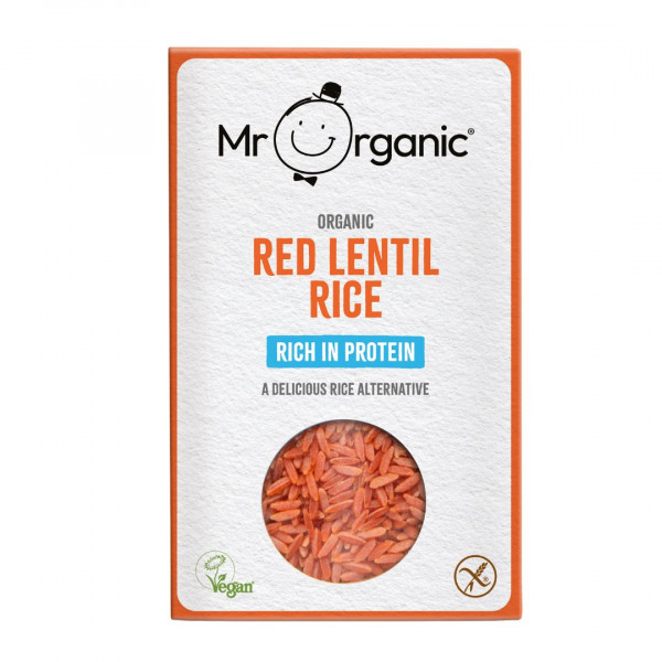 Image of Mr Organic Italian Organic Red Lentil Protein Rice 250g