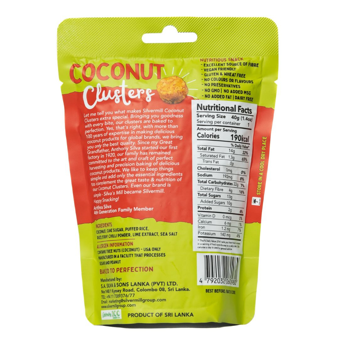 Coconut Clusters - Chilli & Lime