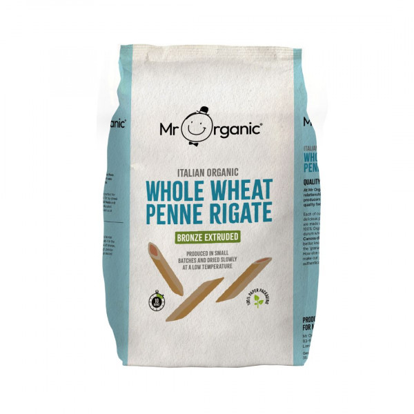 Image of Mr. Organic Whole Wheat Penne Pasta 500g