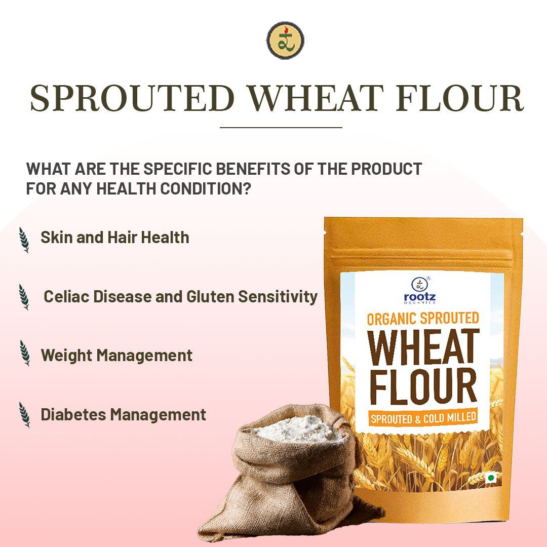 Organic Sprouted Wheat Flour 5kg ( bundle of 2)
