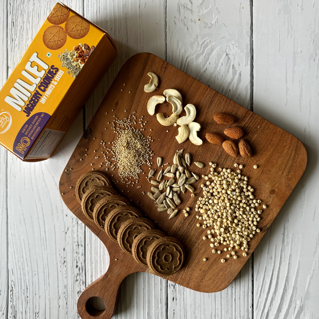 Early Foods-Dry Fruit & Seeds cookies 130 Gm