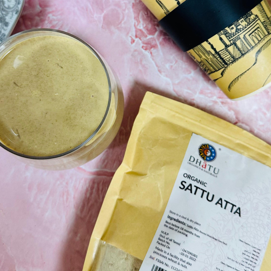 Organic Sattu Atta/ Fried Gram flour- 500gm