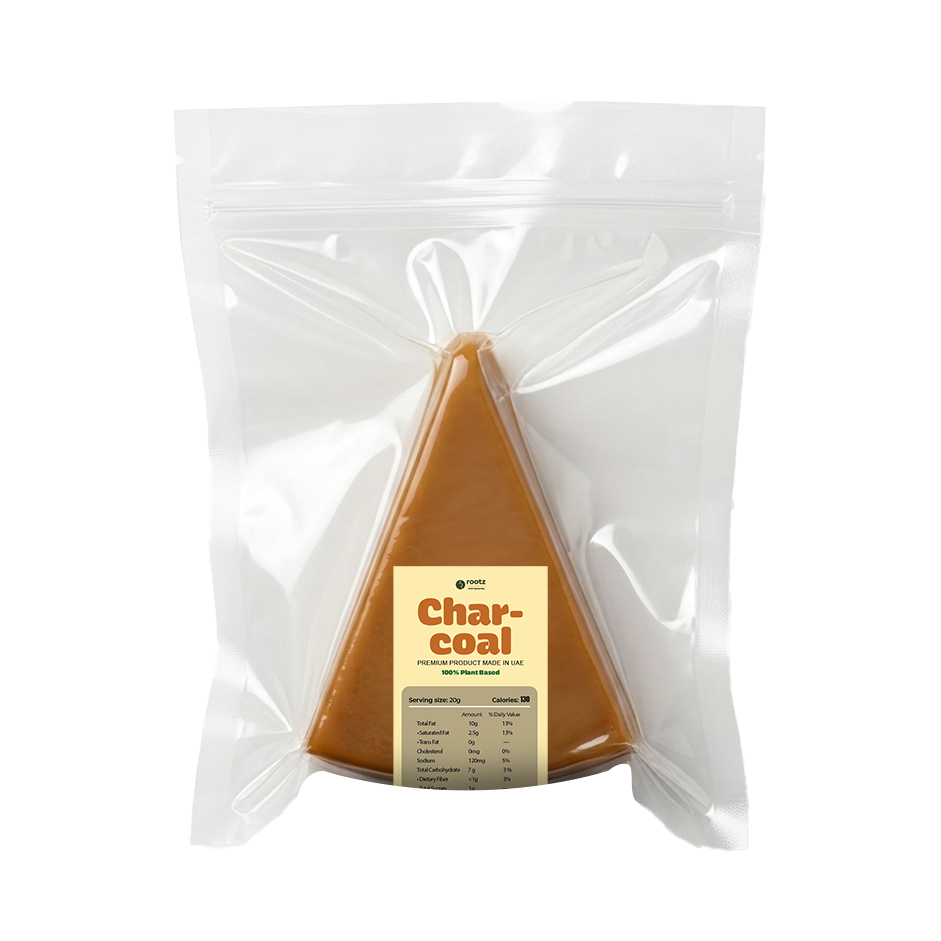 Vegan Aged Charcoal Cheese ~140g(Hand Cut) – Pack of 2