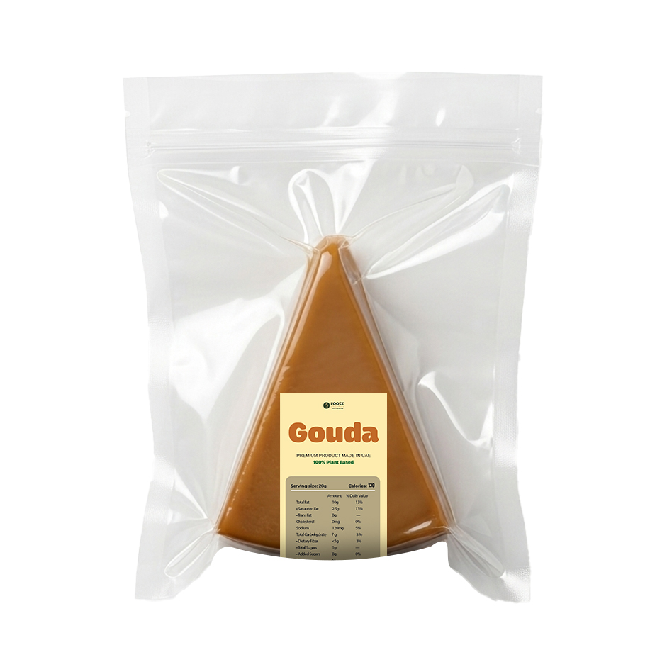 Vegan Aged Gouda Cheese ~140g(Hand Cut) – Pack of 2