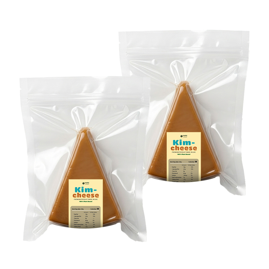 Vegan Aged Kimcheese ~140g(Hand Cut)- (Pack of 2) – Fermented Cashew Cheese