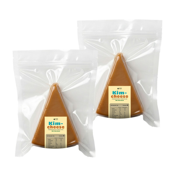 Image of Vegan Aged Kimcheese  ~140g(Hand Cut)- (Pack of 2) – Fermented Cashew Cheese