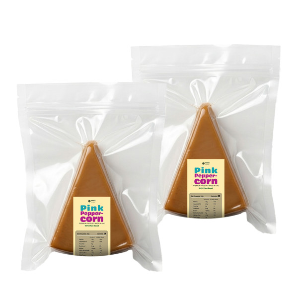 Image of Vegan Aged Pink Peppercorn Cheese  ~140g(Hand Cut)– Pack of 2