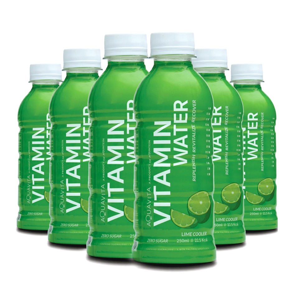 Vitamin Water 250 ml (Lime Cooler) - Pack Of 6