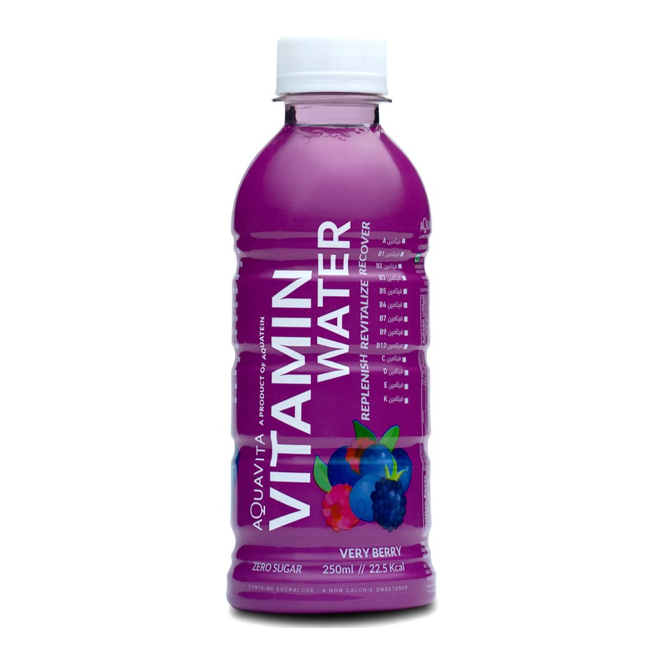 Vitamin Water 250 ml (Very Berry) - Pack Of 6