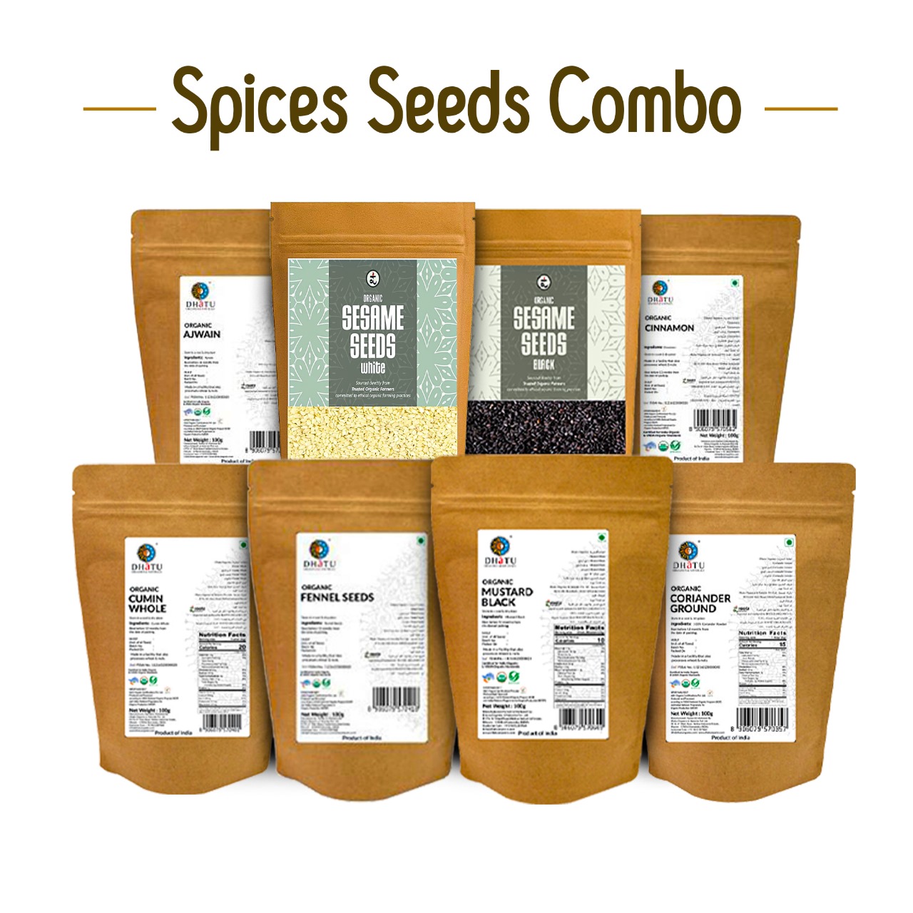 ESSENTIAL SPICE SEEDS COMBO